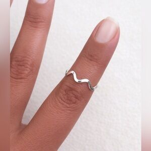 Taxco 925 Silver Wavy Ring Handmade Mexican Silver Jewelry.